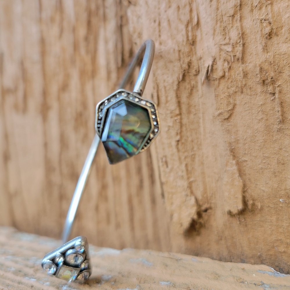 Chloe + Isabel Silver and Abalone Bracelet